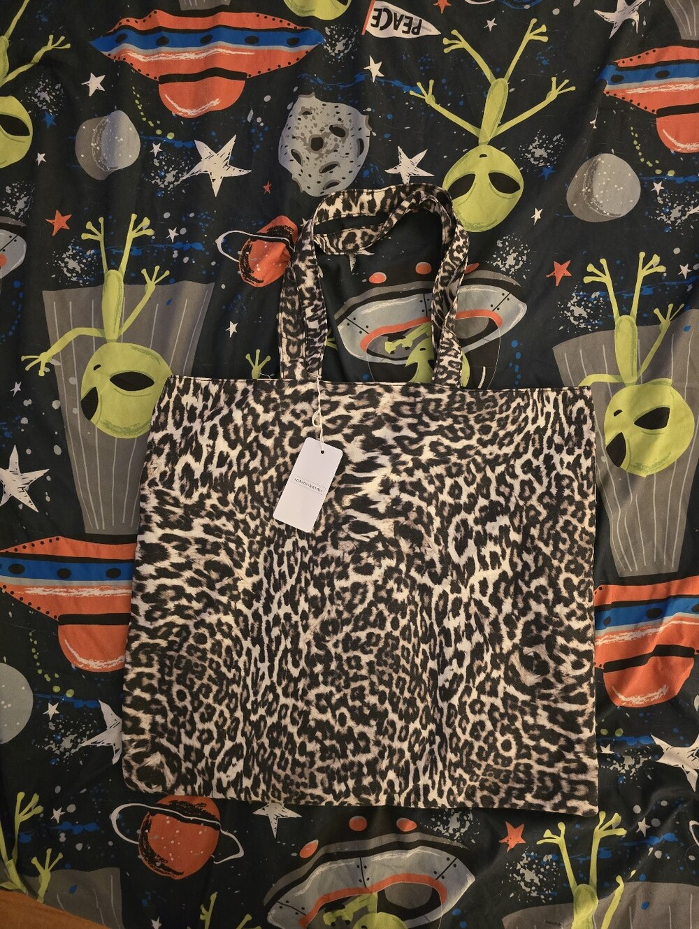 Leopard Print Tote Bag